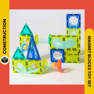 Magnet Blocks and Marble Maze Set: Fun Educational Toys for Ages 3-12