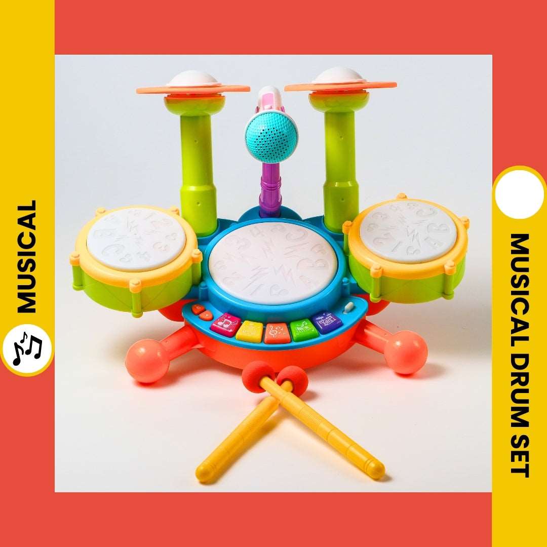 Interactive Musical Drum Set for Children | Suitable for 1 - 5 Years old.