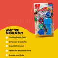 Beyblade Battle Set – 4 Spinning Tops and Handle Launcher