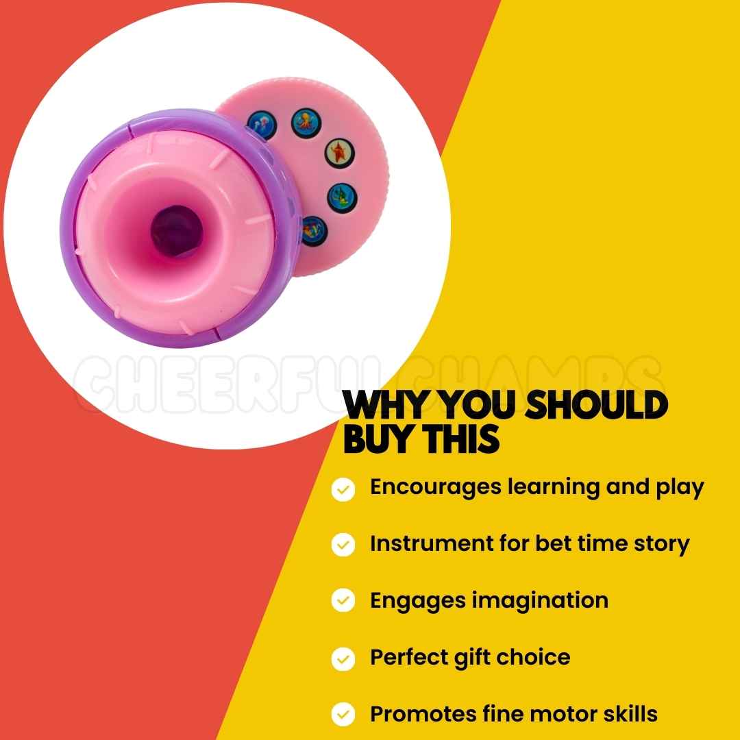 Kids Slide Show Flashlight Projector – Educational and Imaginative Toy for Kids