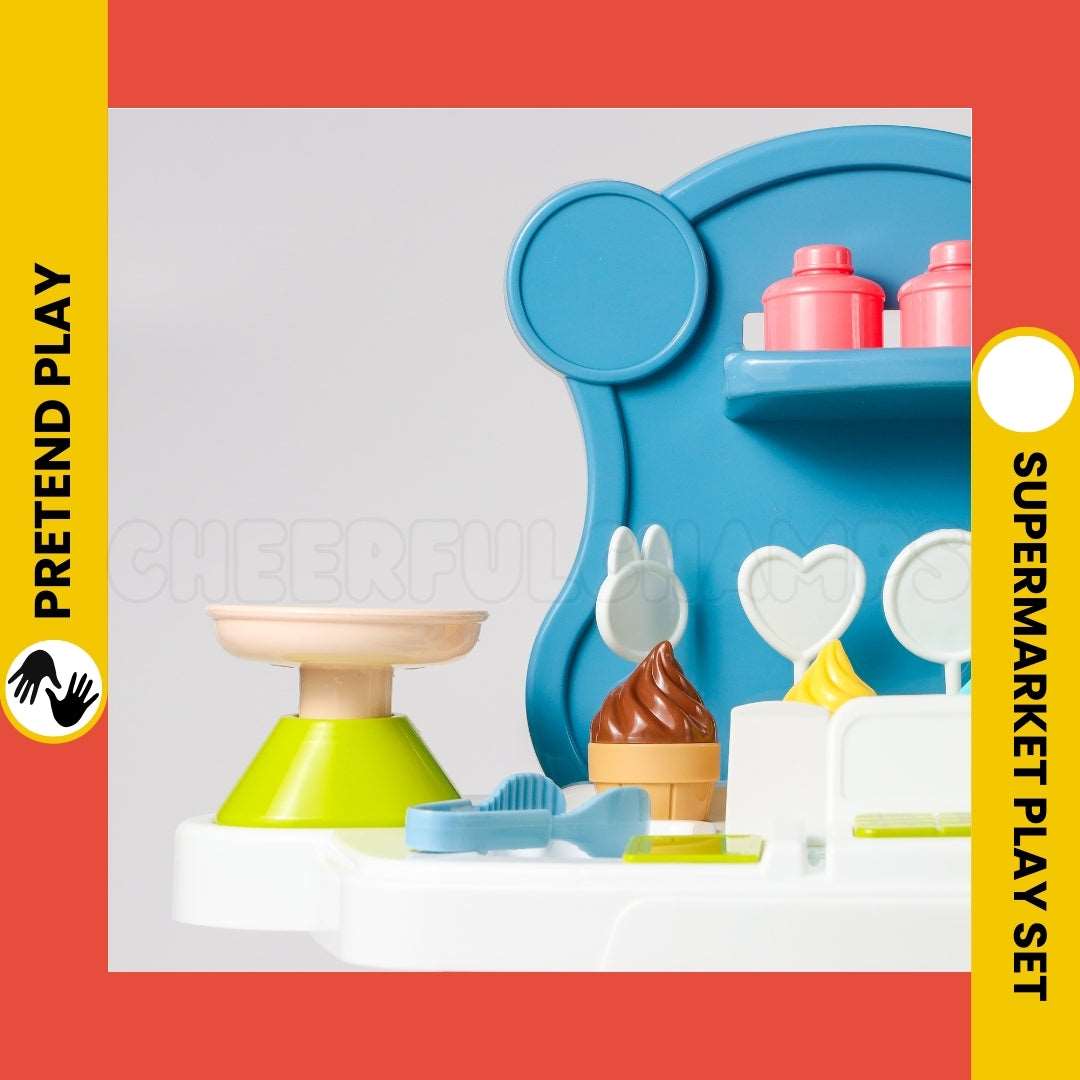 Supermarket Play Set for Kids | Fun & Educational Pretend Play Cash Register Toy