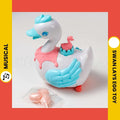 Interactive Egg Laying Swan Musical Toy with Lights and Music